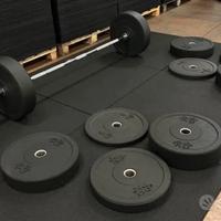 Dischi pesi bumpers bilancieri e altro