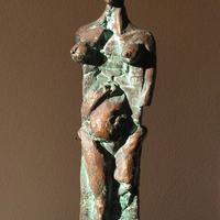 Scultura contemporanea in bronzo. 