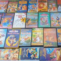 lotto videocassette VHS cartoni disney