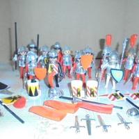 playmobil vintage  soldati e accessori medioevo