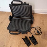 Griglia elettrica doppia piastra come nuova 