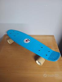 Skateboard plastica bambino Play 500 azzurro 
