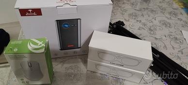 PROIETTORE BYINTEK 70 + 2 DLP OCCHIALI 3D + MOUSE