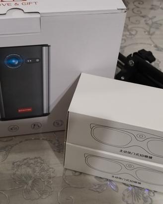 PROIETTORE BYINTEK 70 + 2 DLP OCCHIALI 3D + MOUSE