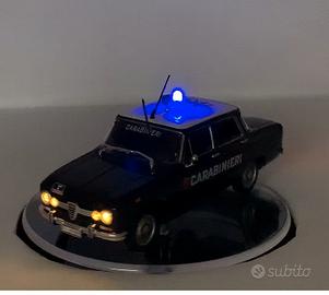Modellini con luci 1/43, Giulia anni 70 carabinier