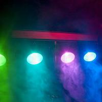 Sistema 4 fari led con pedaliera e telecomando