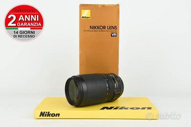Nikon 70-300mm f4.5-5.6 G ED VR USATO GARANTITO PE