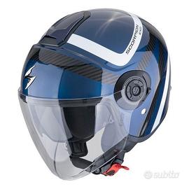 Casco Jet Scorpion Exo-City II Evo blu nero bianco