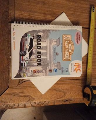 50° Rallye Sanremo 2008 Road Book rally renault