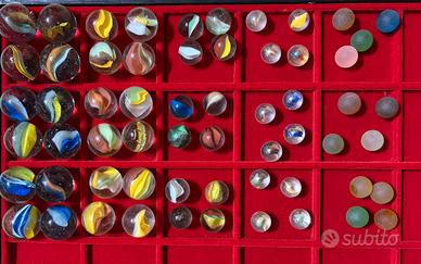 60 Biglie vintage vari formati