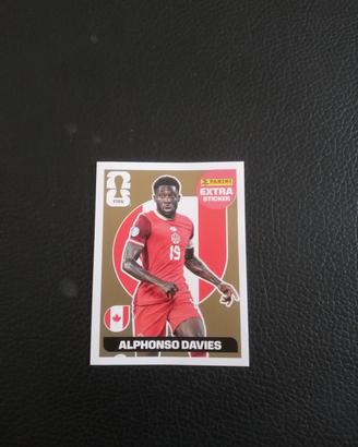 figurina extra stickers alphonso davies word cup 2