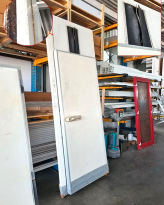 porta frigo con passaggio guidovia usata