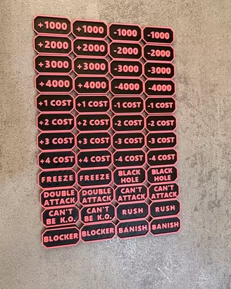 Token Nero Rosa One Piece TCG Accessori Premio