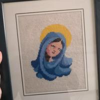 quadro ricamato a mano 