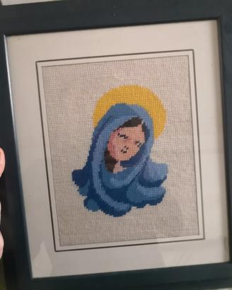 quadro ricamato a mano 