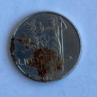 100 Lire piccole Minerva