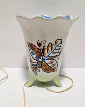 Lampada Da Tavolo Anni 50 con Decorazioni Moderne