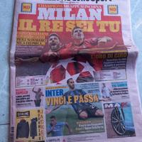 GAZZETTA DELLO SPORT 2023 MILAN BATTE PSG 2A1