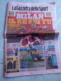GAZZETTA DELLO SPORT 2023 MILAN BATTE PSG 2A1