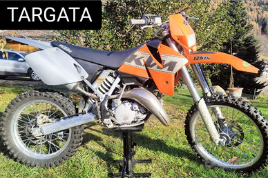 Ktm 125 2000 exc 2 tempi 2t enduro targata