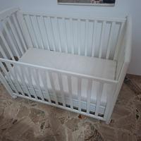 Lettino Alice Giordani con materasso 