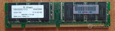 [Testato] ram SDRAM PC-133 256MB 168PIN  Infineon 