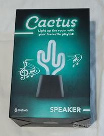 Cassa Bluetooth Led Cactus 