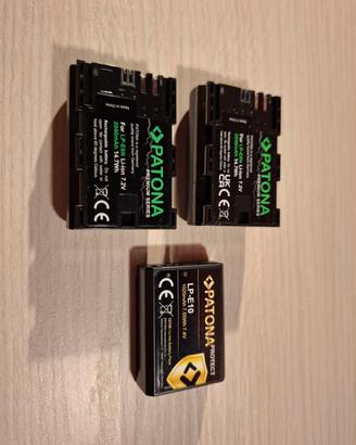 Batterie per fotocamere ed accessori