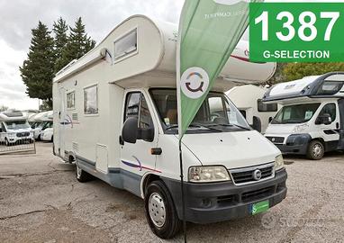 CAMPER CHALLENGER DUCATO MANSARDATO 7 POSTI DOPPIA