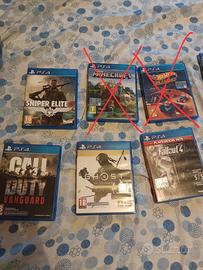 videogiochi vari ps4 ( anche separatamente)