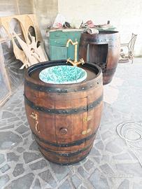 lavandino con antica botte