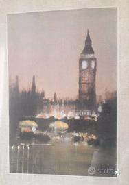 Quadri  con litografie Londra e Lago maggiore