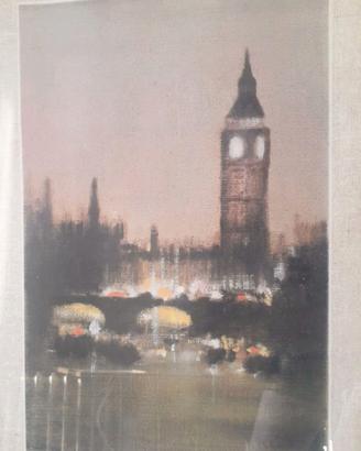 Quadri  con litografie Londra e Lago maggiore
