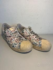 Adidas Superstar Sneakers scarpe Splashes Splatter
