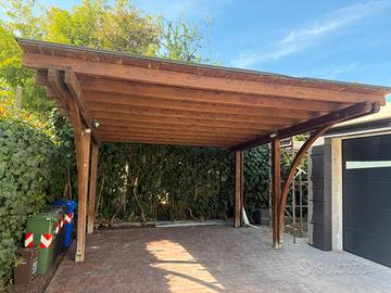 Tettoia carport 2 posti auto