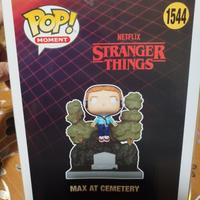 Funko Pop Max at cemetery 