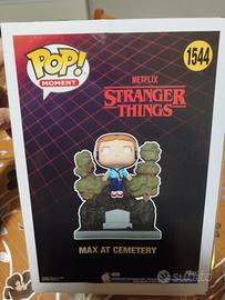 Funko Pop Max at cemetery 