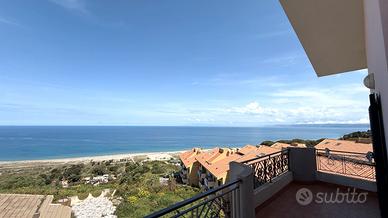 Serri - 4 locali, vista mare, con posto auto