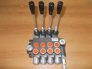 Distributore idraulico 4 leve doppio effetto 40 lt