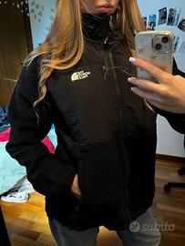 Giacca In Pile The North Face Denali Nero Bianco L