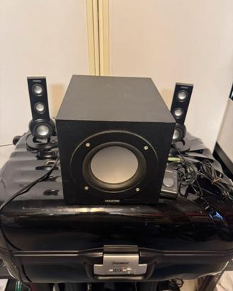 Sistema audio 2.1 per tv , lettori video e audio