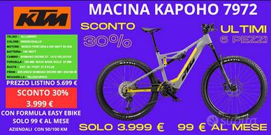 KTM MACINA KAPOHO 7972 pronta consegna