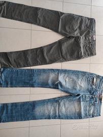 jeans pantaloni uomo tg 48 Alcott denim, coppia 