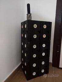 porta ombrelli / contenitore vhs riciclo