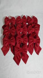 6 fiocchi sartoriali in velluto