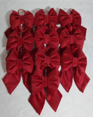 6 fiocchi sartoriali in velluto