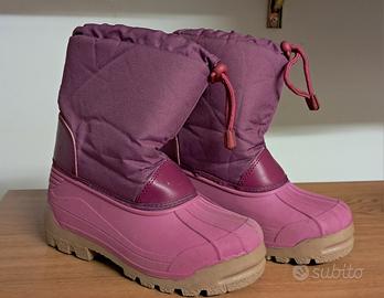 scarponi neve bambina
