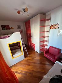 Cameretta Moretti Compact 2 letti + Armadio e Como