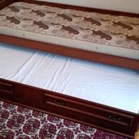 letto singolo con letto supplementate