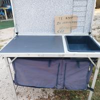 mobiletto cucina da campeggio